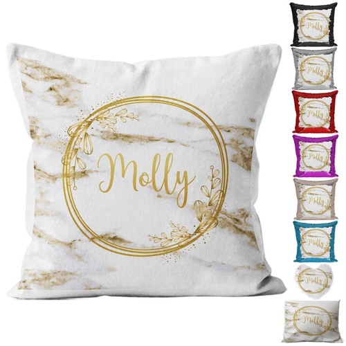 Personalised marble cushion - personalised,
