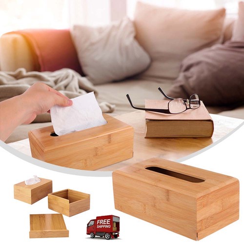Wooden tissue box dispenser - tissue,