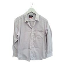 Vintage Playboy Shirt Mens Medium Striped Long Sleeve Y2K Formal