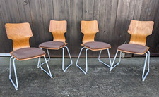 4X Pagholz Stacking Chair