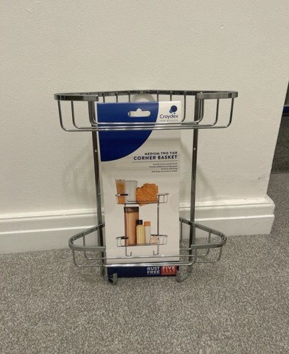 Croydex medium two tier corner - medium,