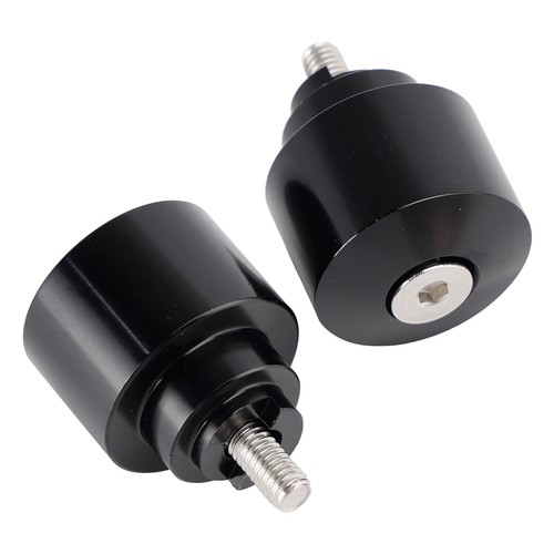 Black handlebar end weight - black,