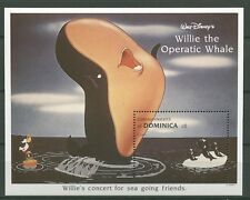Walt Disney, Willie the Operatic Whale, Wal - Dominica - Bl.253 ** MNH 1993