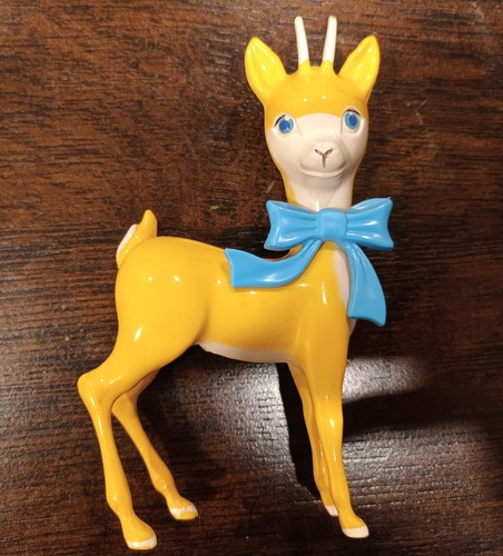 Vintage babycham plastic deer - vintage,