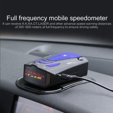 New Car Radar 16 Band V7 GPS Speed Police Safe Detector Voice Alert Laser 360°.