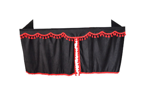 Truck side curtains black - -,