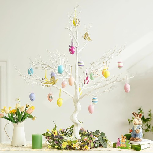 Christmas white twig - white,
