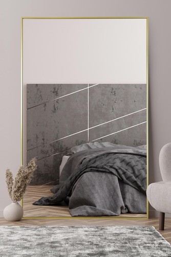 Large gold edged - edged, aluminium