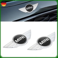 2x Metal Emblem Badge Bonnet Tailgate For Mini Cooper S R50 R53 R55 