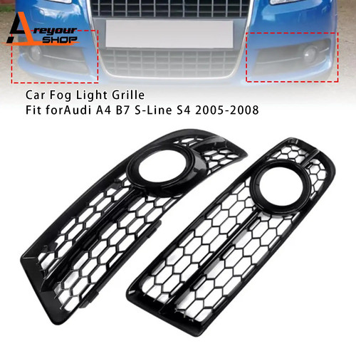 Front bumper honeycomb fog - bumper,
