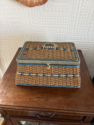Vintage 1950s sewing box - vintage,