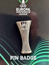 UEFA Europa Conference League trophy (official product) badge pin Football NEW