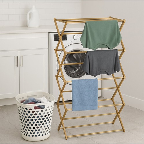 Tier bamboo wooden clothes - wooden,
