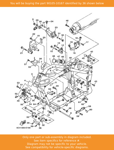 Yamaha bolt flange - bolt,,