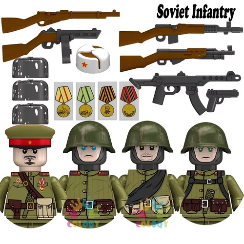 Custom lego soviet infantry - custom,