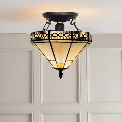 Hexagonal tiffany style - tiffany,