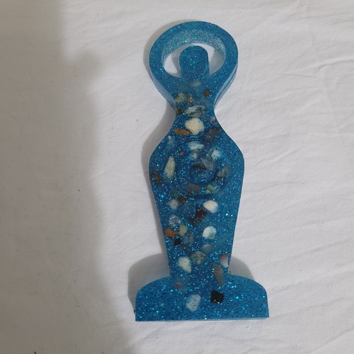 Resin feminine goddess statue - resin,