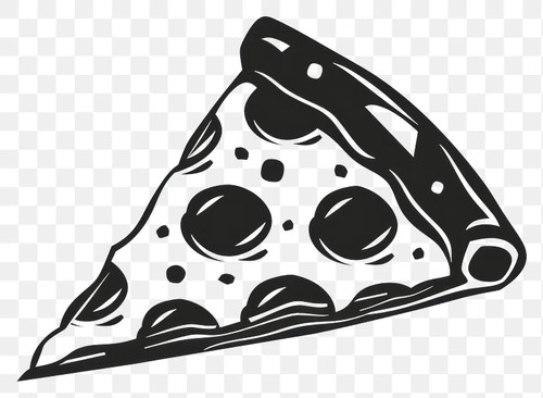 Pizza slice vinyl - slice, decal