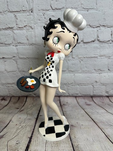 Betty boop chef figurine resin - betty,