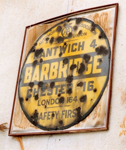 Photo 6x4 old sign in - aa,