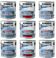 Ronseal Diamond Hard Garage Floor Paint Tough Concrete Protection 2.5L  5L Tins