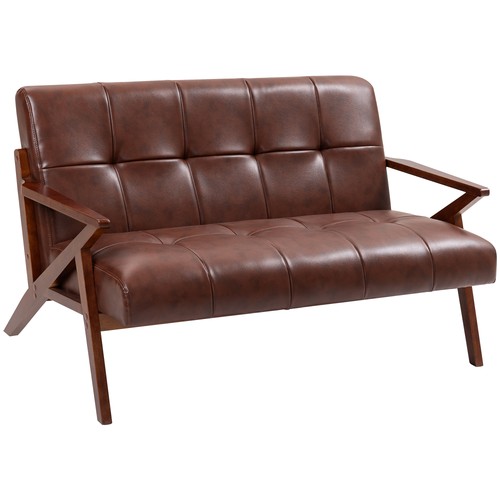 Homcom compact small sofa with - homcom,