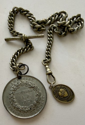 Antique bar albert chain - t-bar,