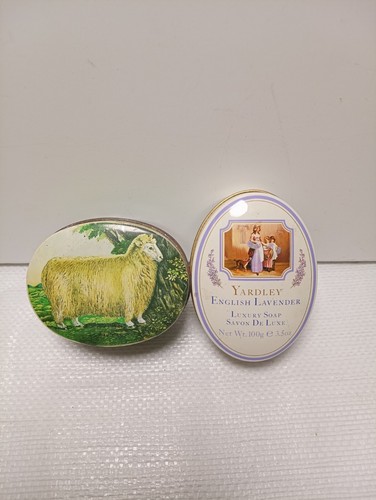 Vintage luxury soap tins - luxury, x2