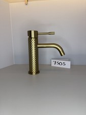 Basin Sink Taps Bathroom Mixer Tap Brushed Brass BNIB with Flexis 