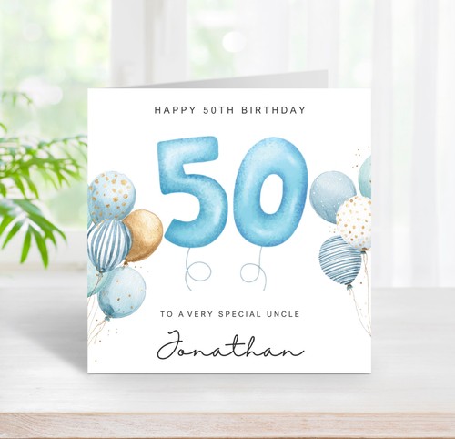 50th birthday personalised - 50th,