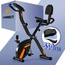Exercise Bike Foldable with 16 Levels Magnetic Resistance, Folding Cycling Bike