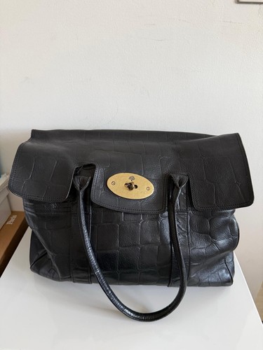 Mulberry bayswater black croc - mulberry,