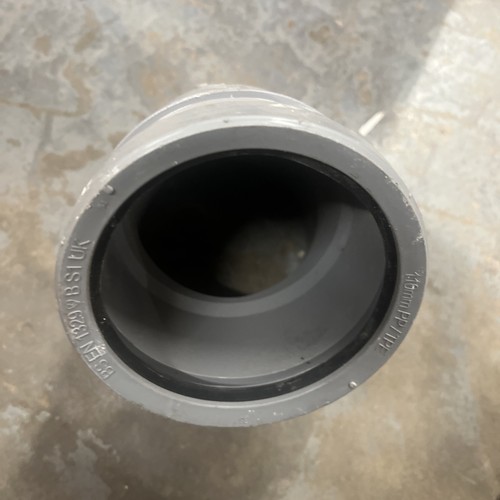 Osma grey soil pipe - soil, bend