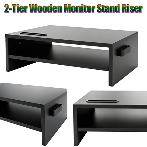 Modern wood monitor stands - monitor,