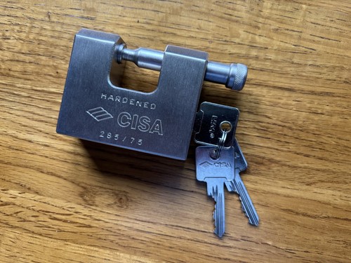 Cisa straight padlock - straight,