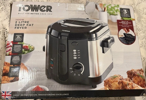 Tower t17001 deep - deep, fryer