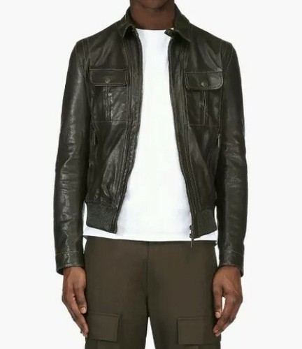 Dsquared2 dark olive leather - dsquared2,