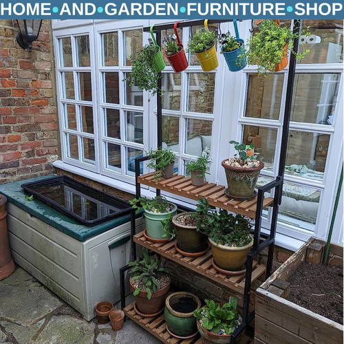 Tier plant stand hooks - plant,