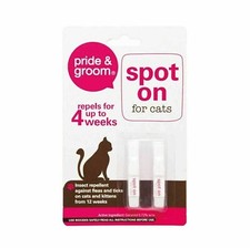 SPOT ON For Cats & Kittens Flea and Tick Treatment Protect Upto 4 Weeks