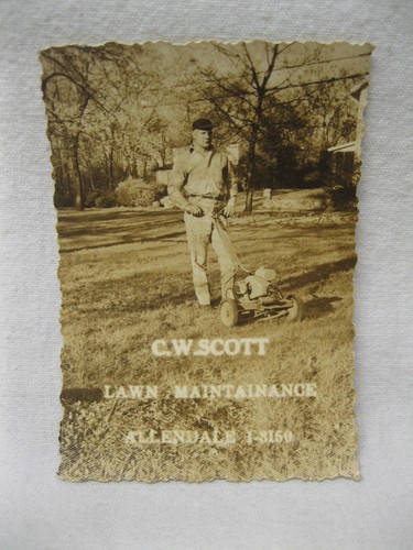 Antique lawnmower photo - lawnmower,