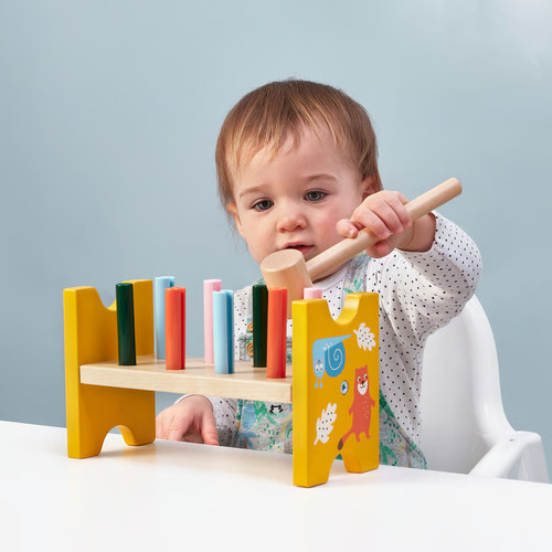 Kids hammering block toy - block,