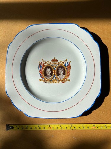 Coronation ware plate george - coronation,