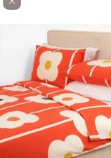 Orla Kiely King Size Duvet Cover with Pillow Cases  - Abacus Design - VGC 🌼