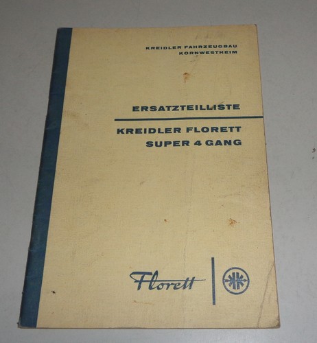 Parts catalog spare - parts, list