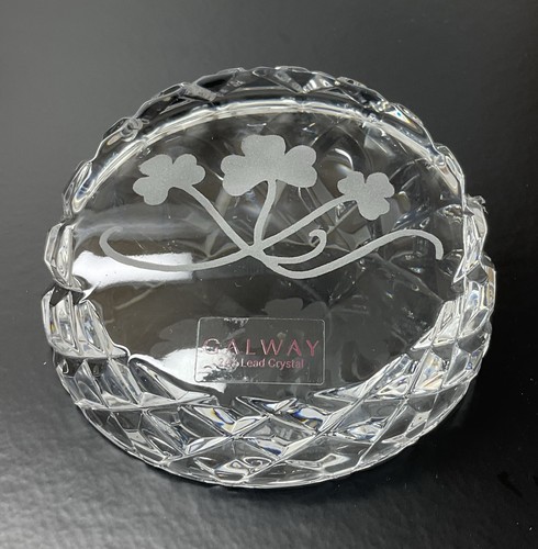 Galway irish crystal shamrocks - crystal,