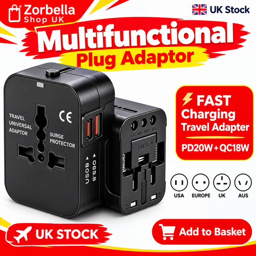 Universal travel adapter - travel,