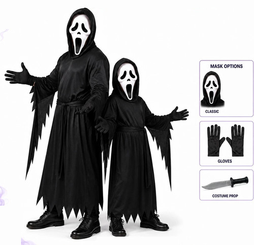Adult kids scream ghost - kids,