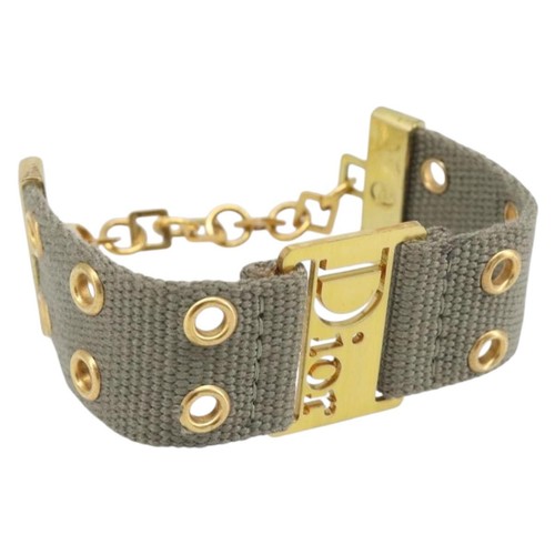 Christian dior bracelet canvas - christian,