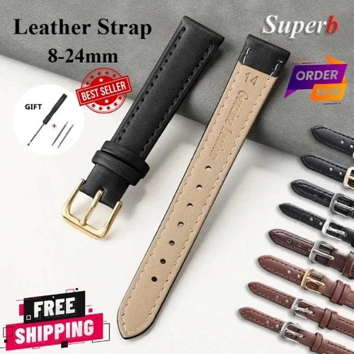 Genuine leather watch - genuine, strap