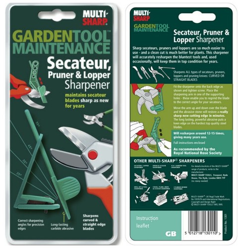 Secateur blade sharpener - secateur,